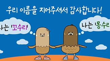 경남 고성군, 독수리 캐릭터 ‘꼬수리와 몽수리’ 공개