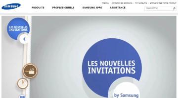 samsung nouvelles invitations