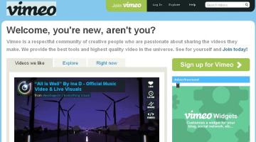 디자인 유투브 vimeo