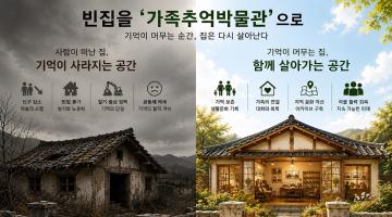 [디자인정글 정책제안] “버려진 집을 ‘가족 추억박물관’으로 만들자” - 빈집 문제를 ‘기억의 공간’으로 다시 바라볼 때